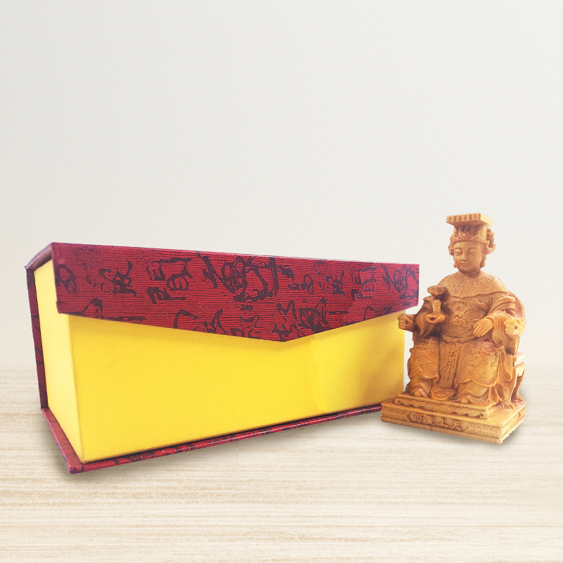 【擺件】黃楊木 天上聖母 媽祖 擺件