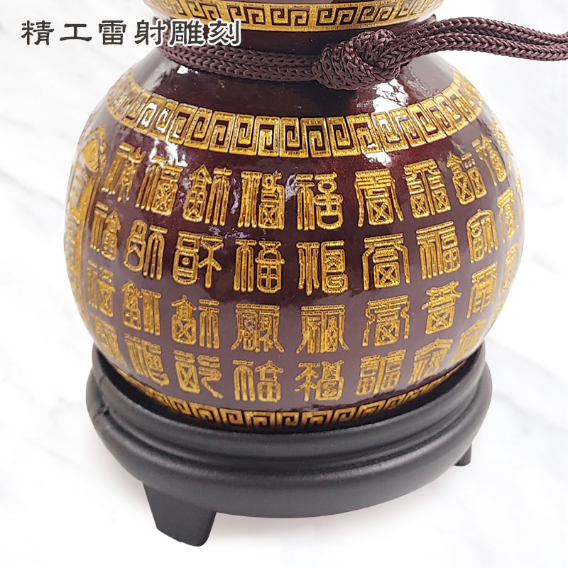 【擺件】精工雷射雕刻 葫蘆酒葫